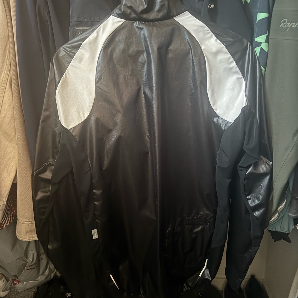 ASOS Black and White Windbreaker Jacket